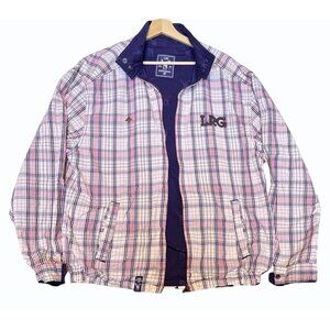 Lifted Resource Group LRG Men's Plaid Lightweight Jacket Embroidered Logo Size L
